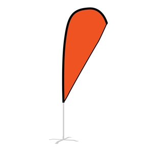 Show details for Tear Drop V-Flag - Flag Only