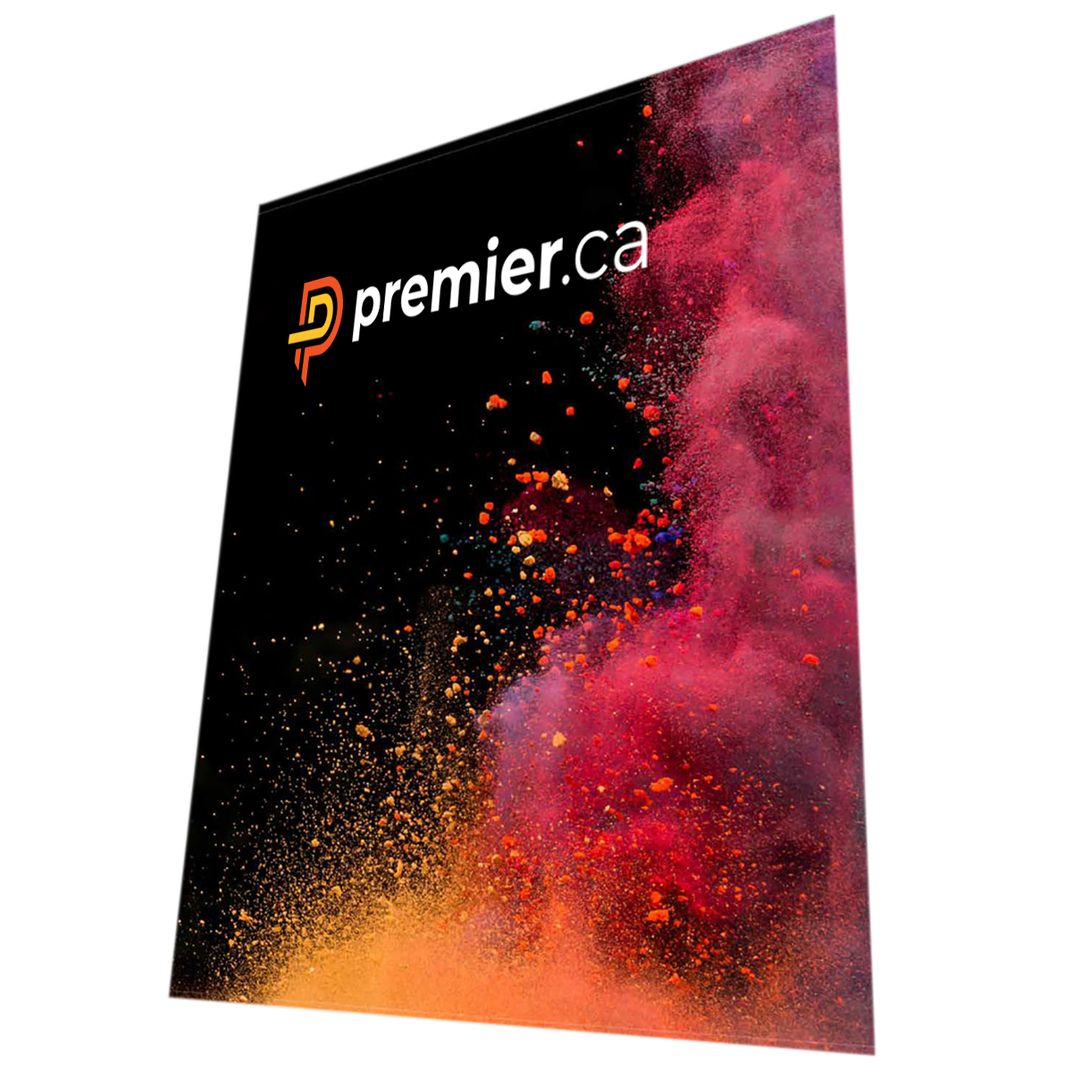 Premier manufactures and sells vibrant dye sublimated display products