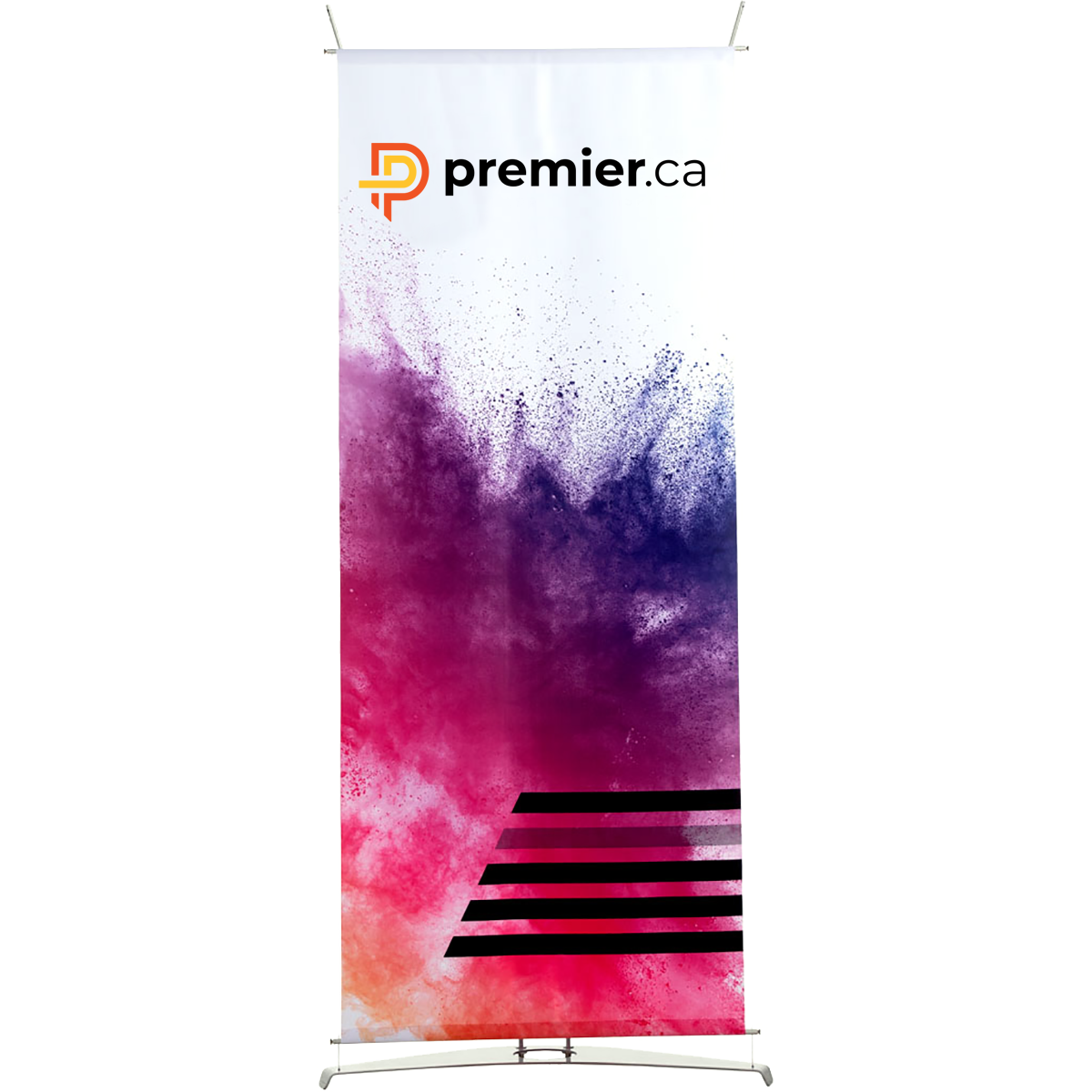 Premier manufactures and sells vibrant dye sublimated display products