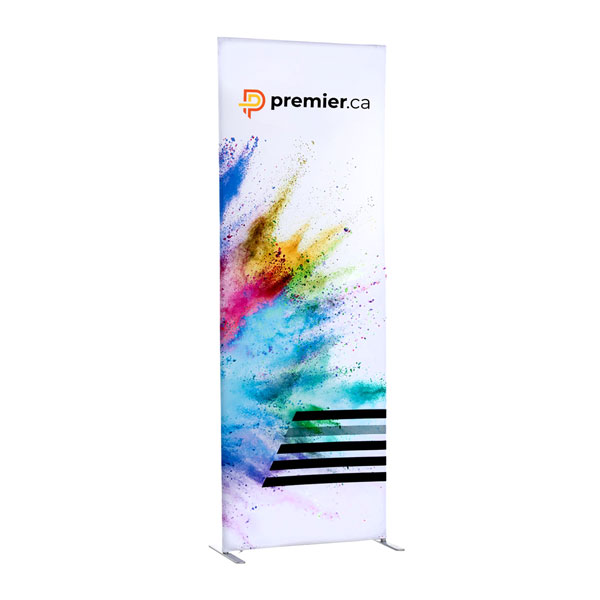 Premier manufactures and sells vibrant dye sublimated display products